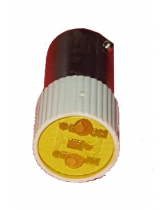 LED-Glühbirne Farbe gelb Ba9s 24 Vac dc 2