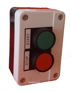 Caja pulsador parada de emergencia completa