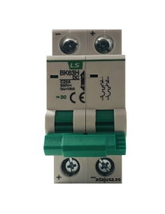 MCB circuit breaker 2 poles 2A DC -  LS 2
