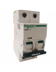 32A (2x32A) 2-poliger Leitungsschutzschalter IC60N C 6kA - Schneider