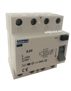 Differential 4 Pole 40A 30mA Superimmunisiert 10kA