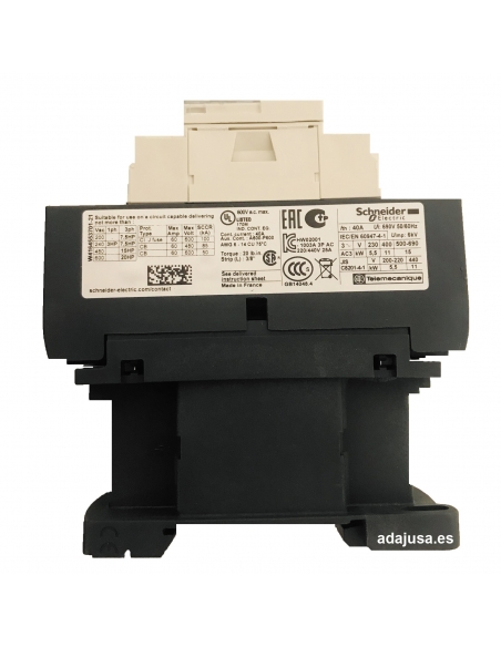 Three-phase contactor 25A coil 230Vac - Schneider