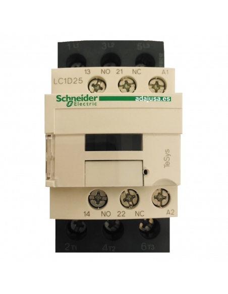 Three-phase contactor 25A coil 230Vac - Schneider