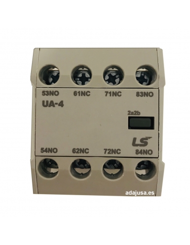 Block 4 contacts 2NA 2NC front for contactors -  LS