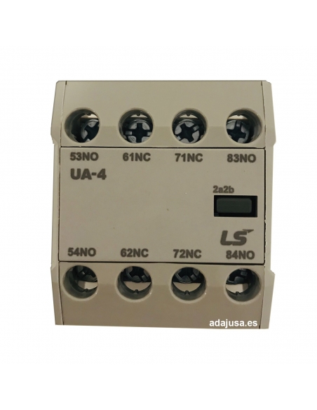 Block 4 contacts 2NA 2NC front for contactors -  LS