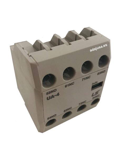 Block 4 contacts 2NA 2NC front for contactors -  LS