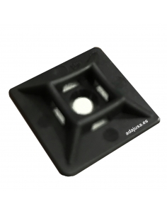 28x28mm Sockel für Kabelbinder Farbe weiß 2