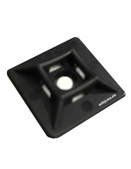 28x28mm Sockel für Kabelbinder Farbe weiß