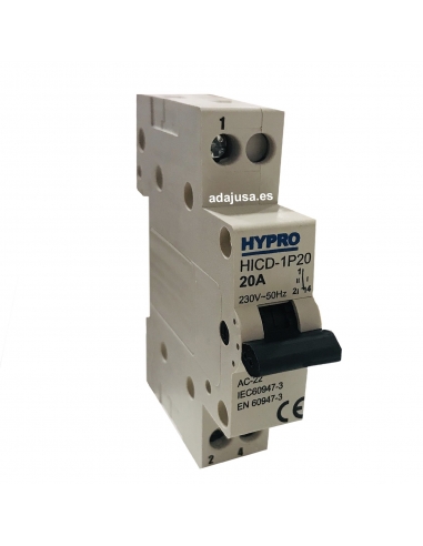 Modular switch 1 pole 20A