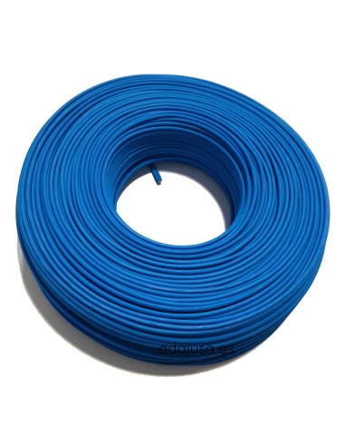 Einadrige, flexible Kabeltrommel 1 mm2, blau, 200 m