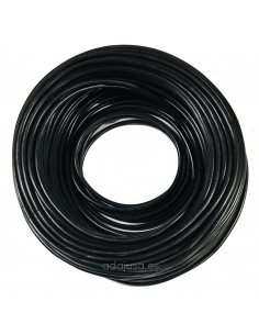 Rollo de manguera 4x1mm PVC negro