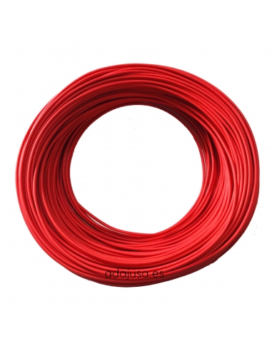 Cable flexible unipolar 1 mm2 color rojo