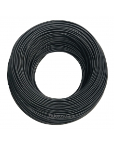 Flexible cable 1 mm2 unipolar black color