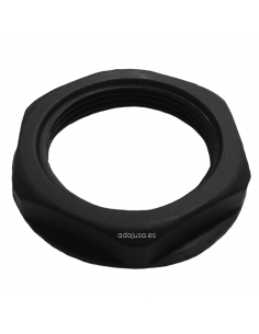 Black polyamide M63 cable gland nut