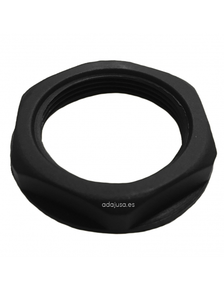 Black polyamide M25 cable gland nut