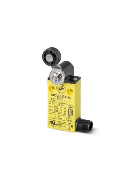 Endschalterhebel mit Rad Serie FCT mit M12 Stecker - Giovenzana