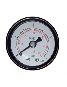 Manometer Durchmesser 40 1/8 0-4 Kgr Kunststoffgehäuse - Metal Work 2