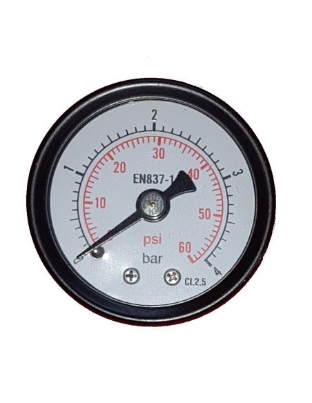 Pressure gauge 40 1/8 0-4 Kgr metal case
