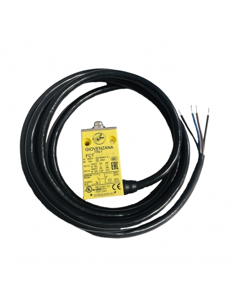 Kurzer Kolbenendschalter FCT Serie mit Kabel - Giovenzana
