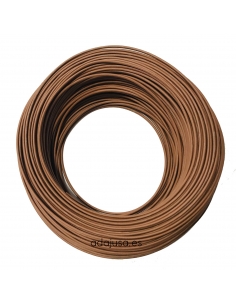 Rolle flexibles unipolares Kabel 1 mm Farbe braun 100m
