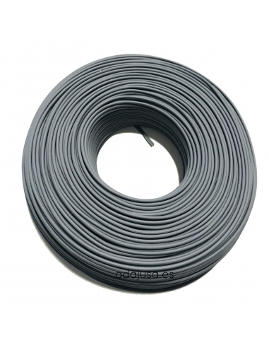 Rollo de cable flexible unipolar 1 mm color gris 100m