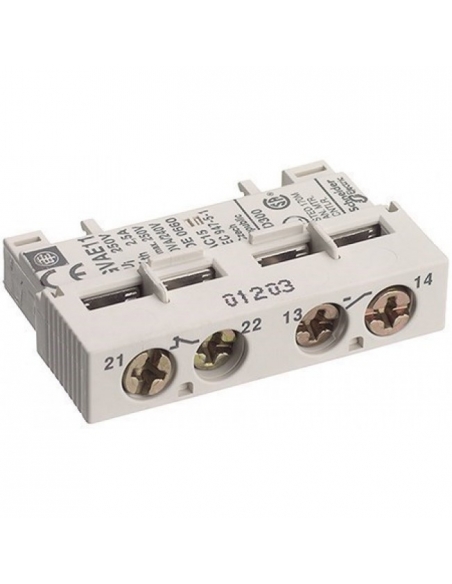 Front contacts (2NA) for motor guard circuit breaker - Schneider