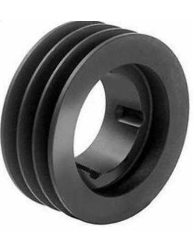 Pulley V-belt SPA 200x3 slots taper T2517 - adajusa.es