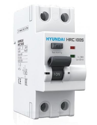 Diferencial 2 polos 25A 30mA - Hyundai Electric