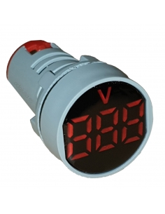 Digitales Schalttafel-Voltmeter 60-500Vac rund 22mm