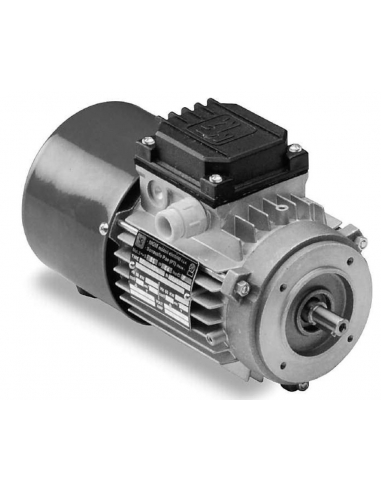 Three-phase motor 0.55Kw 0.75HP with brake 230/400V 1500 rpm Flange B14 reduced housing - MGM