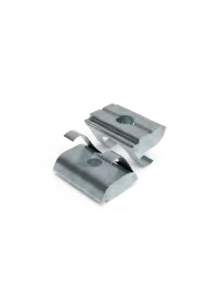 Rundmutter mit 8mm Schlitzflansch