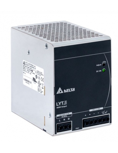 24Vdc 20A DIN rail Lyte series power supply