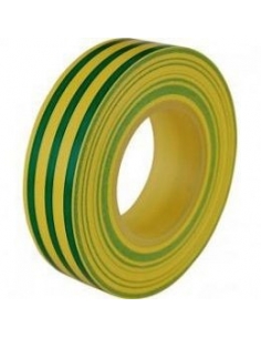 Isolierband gelb/grün 19mmx0,15mm Rolle von 10m