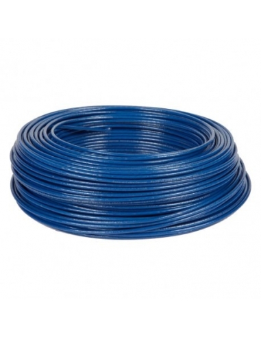 Rollo de cable flexible unipolar 0,75 mm color azul 100m