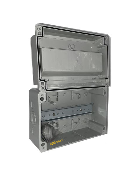 Modular box 10 surface elements for MCB circuit breaker and differential Circuit Breaker RCD series MFKV ADAJUSA