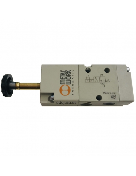 Magnetventil 1/8 3 Wege monostabil ohne Spule - Metal Work - ADAJUSA