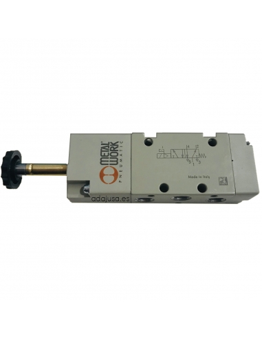 1/4 5-way monostable solenoid valve without coil - Metal Work - adajusa.es