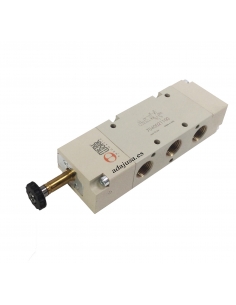 magnetventil 3/8 5 Wege monostabil 24Vdc 2,5W Metal Work - ADAJUSA 2