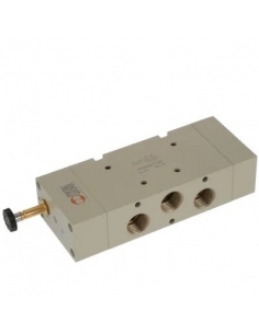 Solenoid valve 1/2 5 ways monostable assisted 230Vac 5VA - Metal Work - adajusa.es 2