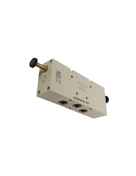 Solenoid valve 1/2 5 vias 3 positions closed centers - Metal Work - adajusa.es
