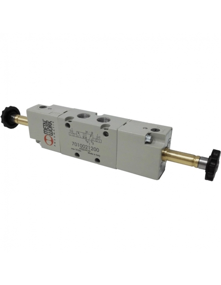 1/8 5-way bistable solenoid valve - Metal Work - ADAJUSA