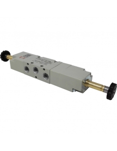 Solenoid valve 1/8 5-way 3 positions closed centres - Metal Work - ADAJUSA 2