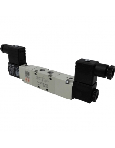 Solenoid valve 1/8 5 bistable vias assisted - Metal Work - ADAJUSA