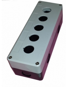 Caja 1 elemento diametro 22 plastico