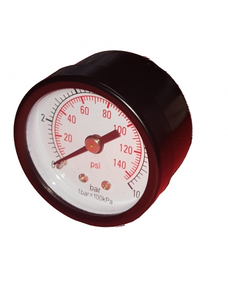 Manometer Ø50 1/4 0-12 Kgr metal box - ADAJUSA