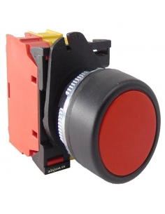 Red button with NC contact - giovenzana adajusa