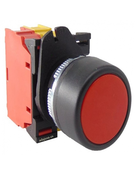 Red button with NC contact - giovenzana adajusa