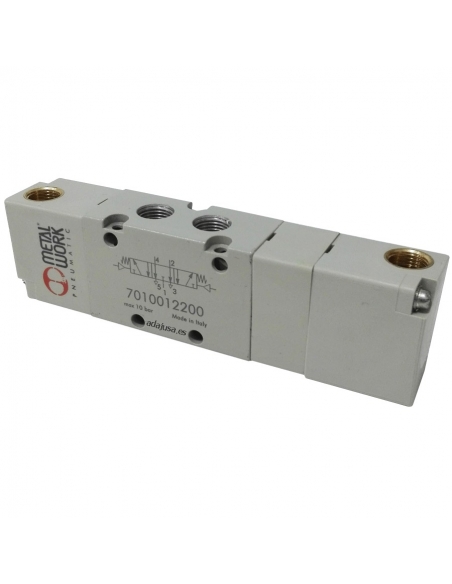 Valve 1/8 5 vias 3 positions escape centers - Metal Work - ADAJUSA