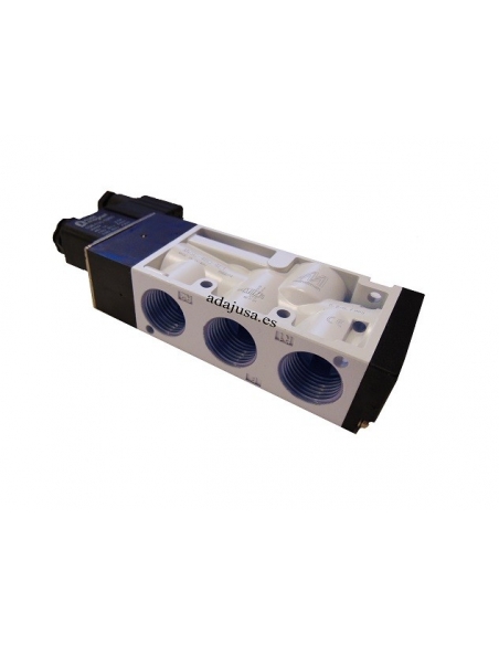 Solenoid valve 1/2 5-way monostable 24Vdc - Mindman S.460 - ADAJUSA