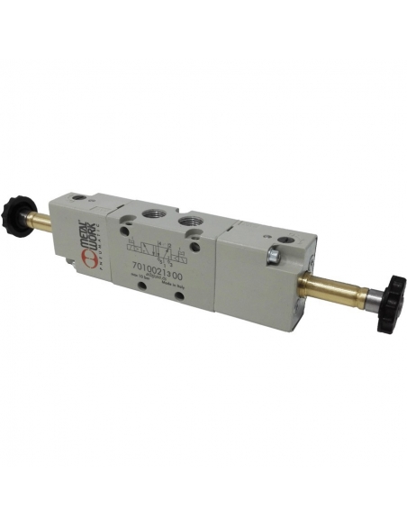 Solenoid valve 1/8 5 ways bistable differential - Metal Work